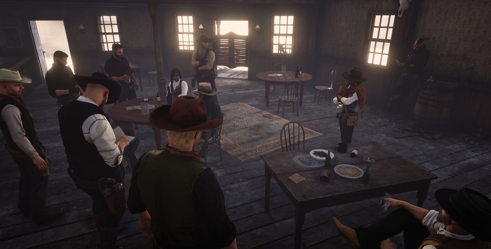 Treffen im Saloon